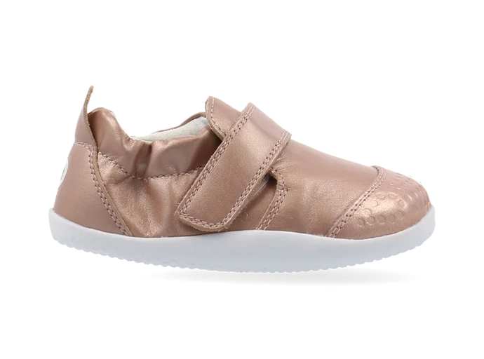 Calzado Respetuoso Xplorer Go Trainer Oro Rosa para los Primeros Pasos de tu Bebé