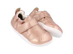 Calzado Respetuoso Xplorer Go Trainer Oro Rosa para los Primeros Pasos de tu Bebé
