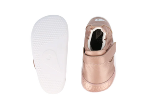 Calzado Respetuoso Xplorer Go Trainer Oro Rosa para los Primeros Pasos de tu Bebé