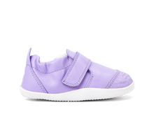 Zapatos Xplorer Go Lila para bebés de BOBUX ESPAÑA Y PORTUGAL, calzado respetuoso para los primeros pasos del bebé.