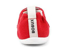 Zapatos Xplorer Scamp Rojo para bebés, calzado respetuoso de BOBUX ESPAÑA Y PORTUGAL, ideal para los primeros pasos.