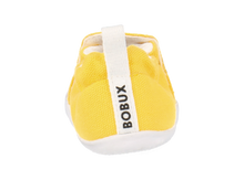 Calzado respetuoso Xplorer Scamp orgánico amarillo para bebés, ideal para los primeros pasos, de BOBUX ESPAÑA Y PORTUGAL.