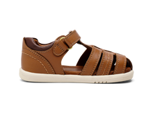 Sandalias barefoot I Walk Roam Caramelo y Toffee para niño, con suela flexible y diseño cómodo, de BOBUX ESPAÑA Y PORTUGAL.