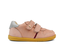 Calzado Barefoot I-Walk Riley Dusk con Perla Plateada para niña, marca BOBUX ESPAÑA Y PORTUGAL, en color gris con detalles brillantes