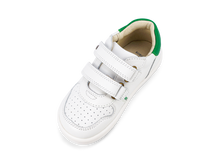 Zapatos barefoot I Walk Riley blancos y esmeralda para unisex de BOBUX ESPAÑA Y PORTUGAL, con diseño cómodo y moderno.