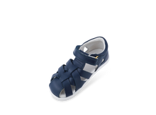Sandalia barefoot I-Walk Tropicana II para niño en azul marino, con diseño cómodo y flexible de BOBUX ESPAÑA Y PORTUGAL.