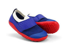 Zapatos deportivos barefoot I Walk Dimensión III para niño en color arándano y blanco de BOBUX ESPAÑA Y PORTUGAL.