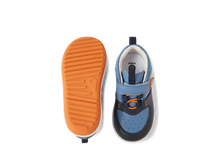Calzado barefoot I Walk Backspin Elemental Azul para niño, marca Bobux España y Portugal, con suela flexible y diseño ergonómico.