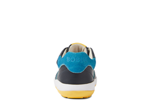 Zapatos barefoot I Walk Baseline para niño en Navy y azul, marca BOBUX ESPAÑA Y PORTUGAL, con suela flexible y diseño cómodo.