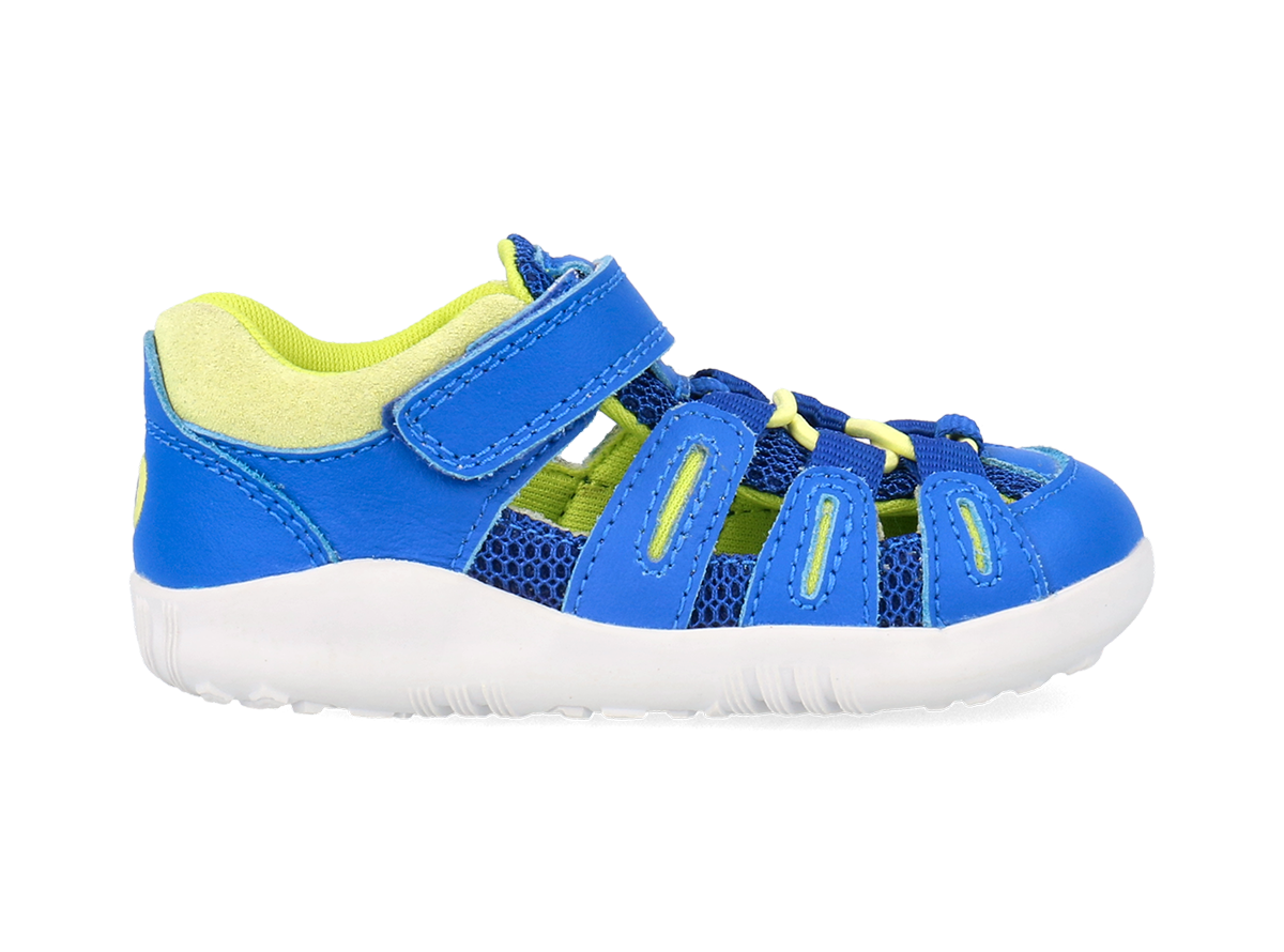 Calzado Respetuoso Step Up Summit Snorkel Blue Sunny Lime Soleada para los Primeros Pasos de tu Bebé