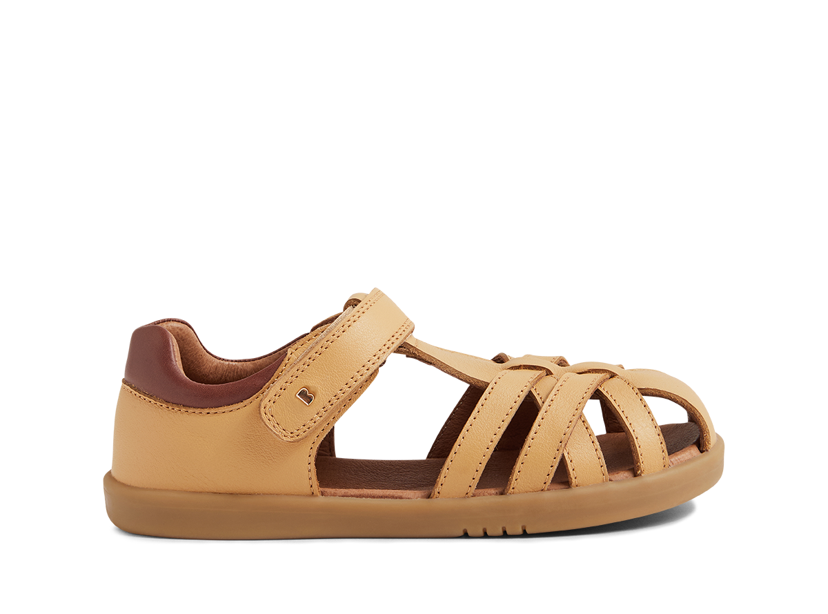 Sandalia Barefoot Kid+ Cross Jump Oak Buff para Niño