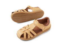 Sandalia Barefoot Kid+ Cross Jump Oak Buff para Niño