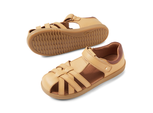 Sandalia Barefoot Kid+ Cross Jump Oak Buff para Niño