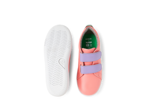 Calzado Barefoot Kid+ Grass Court Ocen Coral + Mauve Combo para Niña