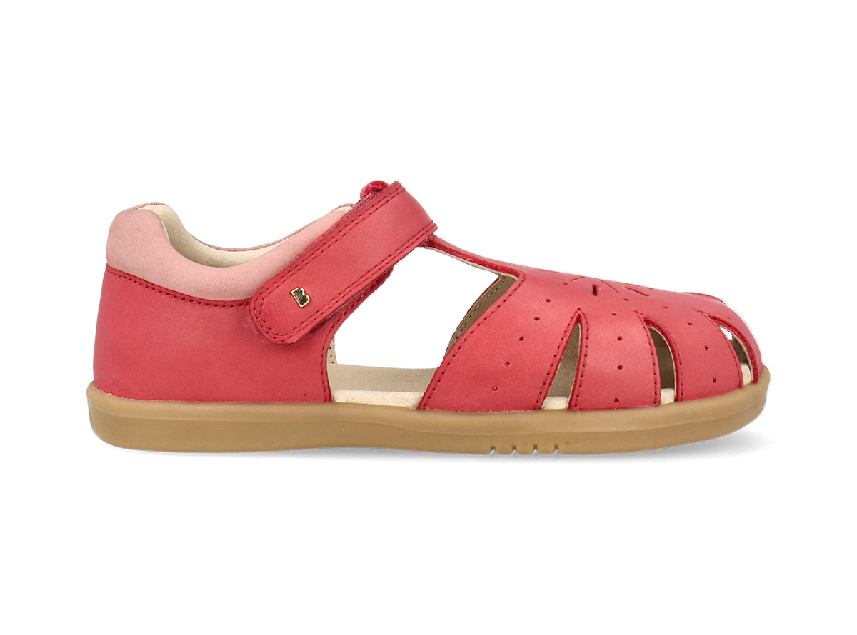 Sandalia Barefoot Kid+ Compass Mineral Rojo + Rosa para Niña