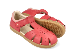 Sandalia Barefoot Kid+ Compass Mineral Rojo + Rosa para Niña