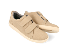 Calzado Barefoot Kid+ Grass Court Canvas Oat Milk para Niño