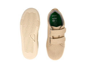 Calzado Barefoot Kid+ Grass Court Canvas Oat Milk para Niño