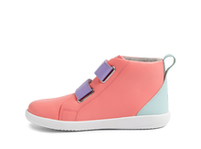 Bota Barefoot Kid+ Grass Court High Ocean Coral + Mauve Combo para Niña