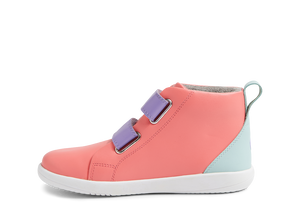 Bota Barefoot Kid+ Grass Court High Ocean Coral + Mauve Combo para Niña