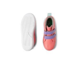 Bota Barefoot Kid+ Grass Court High Ocean Coral + Mauve Combo para Niña