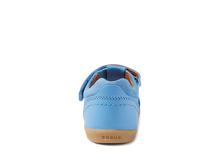 Sandalia barefoot I-Walk Roam azul para niño de BOBUX ESPAÑA Y PORTUGAL, con diseño cómodo y suela flexible.