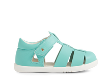 Sandalia Barefoot I-Walk Tidal Pool azul para niño de BOBUX ESPAÑA Y PORTUGAL, con suela flexible y diseño cómodo.