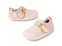 Calzado Respetuoso Xplorer Go Ballet Pink + Gold para los Primeros Pasos de tu Bebé