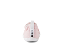 Calzado respetuoso Xplorer Scamp Orgánica Parfait Pink para bebés primeros pasos, de la marca BOBUX ESPAÑA Y PORTUGAL.