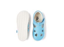 Sandalias barefoot I Walk Zap II Aquarius para niña de BOBUX ESPAÑA Y PORTUGAL, en color aqua con diseño cómodo y flexible.