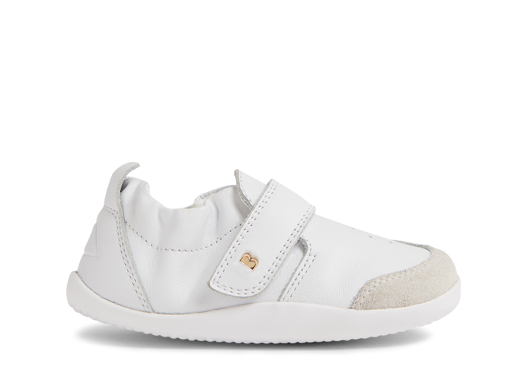 Calzado Respetuoso Xplorer Ripple Blanco para los Primeros Pasos de tu Bebé