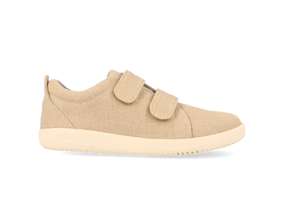 Calzado Barefoot Kid+ Grass Court Canvas Oat Milk para Niño