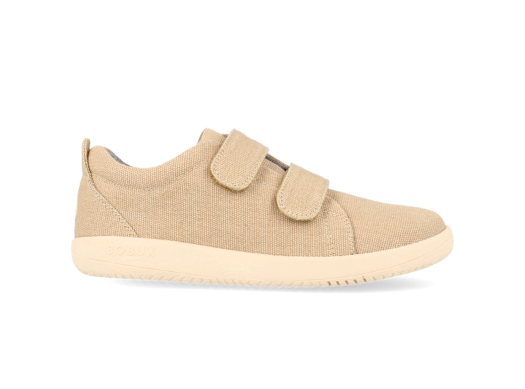 Calzado Barefoot Kid+ Grass Court Canvas Oat Milk para Niño