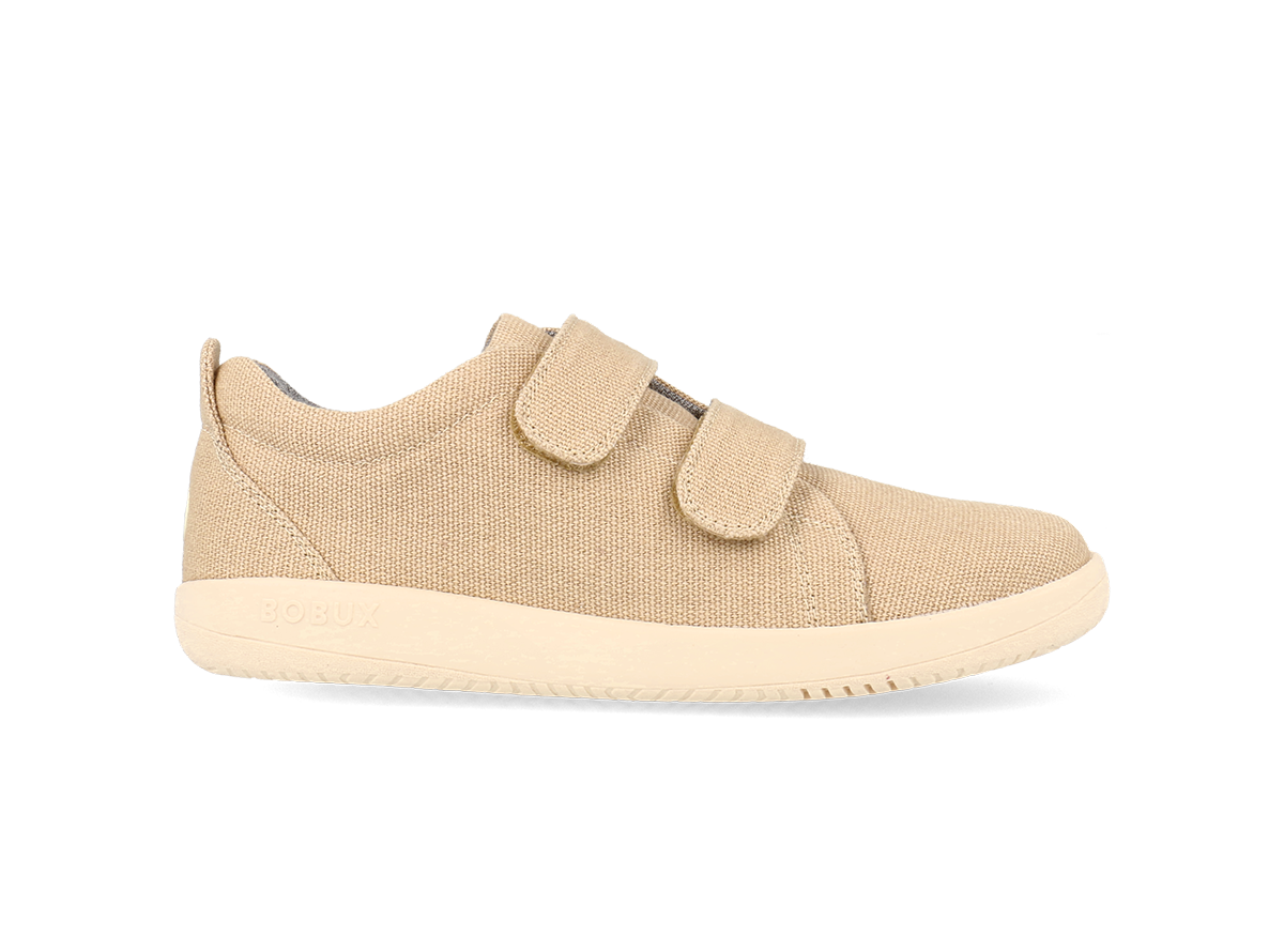 Calzado Barefoot Kid+ Grass Court Canvas Oat Milk para Niño