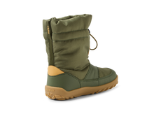 Calzado deportivo barefoot I-Walk Paden para niño en color bronce y verde, de la marca BOBUX ESPAÑA Y PORTUGAL.