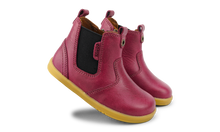 Botas barefoot I-Walk Jodhpur para niña en color arándano, marca BOBUX ESPAÑA Y PORTUGAL, con diseño cómodo y estilo infantil.