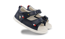Sandalia barefoot I Walk Rise para niño en color navy de BOBUX España y Portugal, con diseño cómodo y flexible