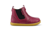 Bota barefoot I-Walk Jodhpur para niña en color arándano, marca BOBUX con diseño cómodo y estilo clásico.