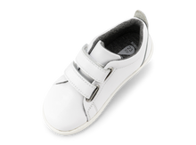 Zapatos barefoot I-Walk Grass Court blancos unisex de BOBUX ESPAÑA Y PORTUGAL, vista desde el lateral.