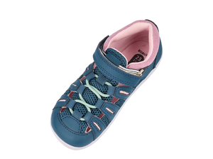 Sandalia Barefoot I Walk Summit Tidal Teal + Pink Diamond Multi para Niño