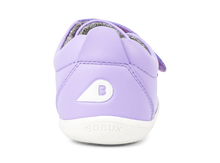 Zapatos Step Up BOBUX España y Portugal para bebés, calzado respetuoso en color lila para los primeros pasos.