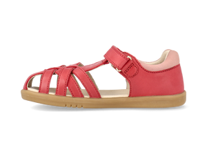 Sandalia Barefoot Kid+ Cross Jump Mineral Red + Rose para Niña