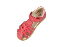 Sandalia Barefoot Kid+ Cross Jump Mineral Red + Rose para Niña