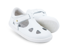 Sandalia barefoot I-Walk Zap II blanca para unisex de BOBUX ESPAÑA Y PORTUGAL, vista lateral en color blanco.