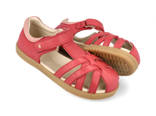 Sandalia Barefoot Kid+ Cross Jump Mineral Red + Rose para Niña