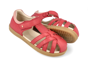 Sandalia Barefoot Kid+ Cross Jump Mineral Red + Rose para Niña