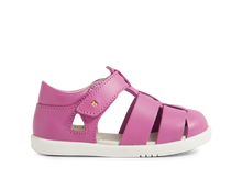 Sandalias barefoot I Walk Tidal Orchid para niño de la marca Bobux España y Portugal, con diseño cómodo y color vibrante.