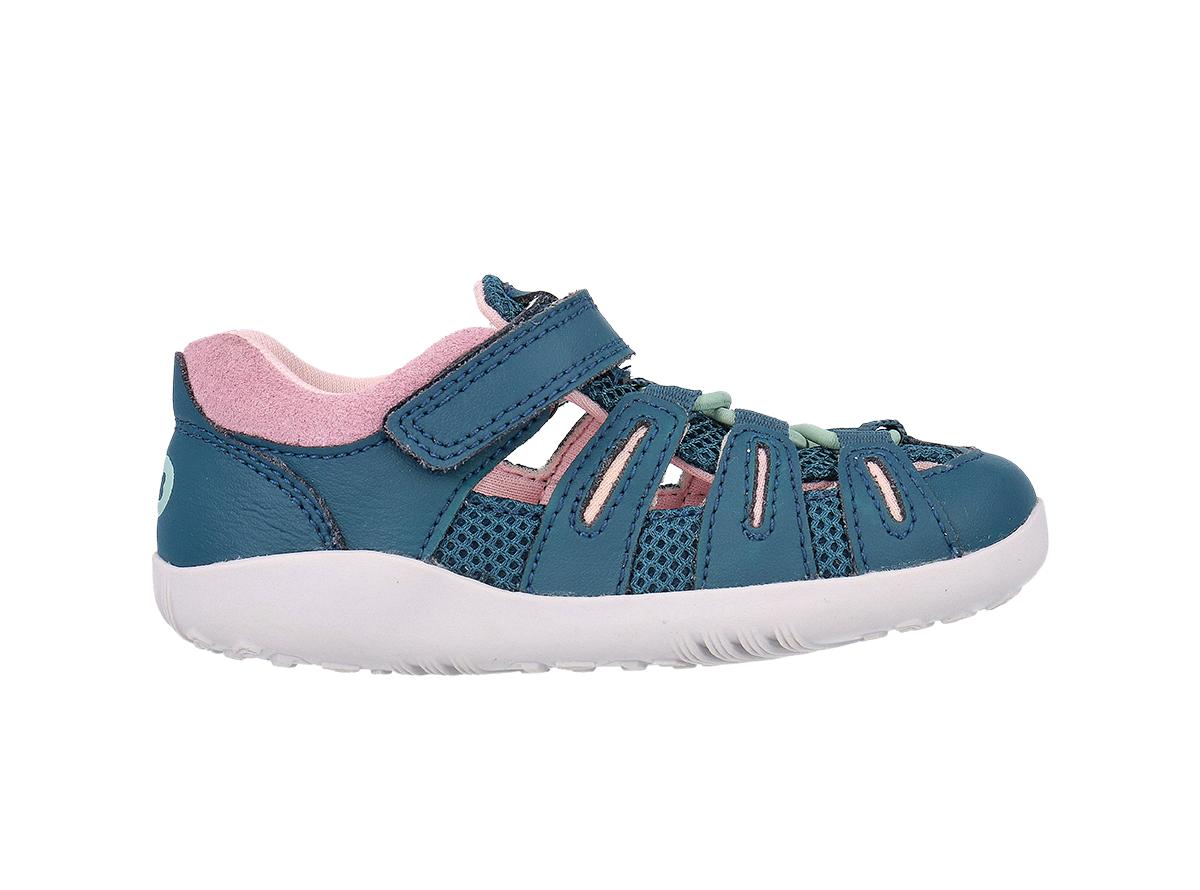 Sandalia Barefoot I Walk Summit Tidal Teal + Pink Diamond Multi para Niño