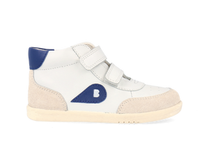 Bota Barefoot I-Walk Champ High Chalk + Azul Genciana para Niño