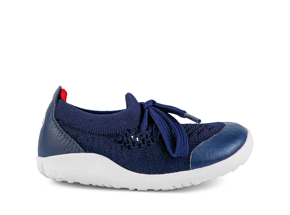 Step Up Play Knit Navy + Red